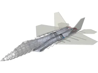 F-22 Raptor RC 3D Model