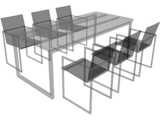 Dining Set 3D Model