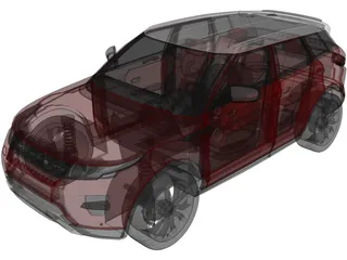 Range Rover Evoque 3D Model