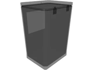 Dustbin 3D Model 3DCADBrowser