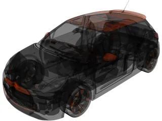 Citroen DS3 Racing (2011) 3D Model