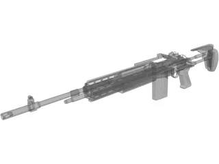 M14 EBR 3D Model