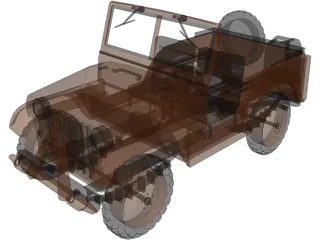 Jeep Willys 3D Model