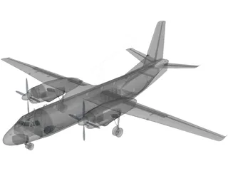 An-26 3D Model