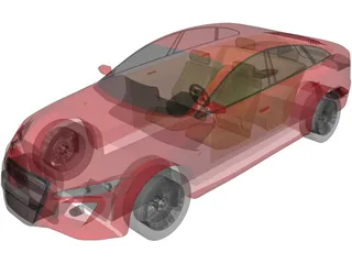 Audi A6 Concept 3D Model