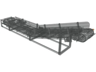 Chain Conveyor 3D Model
