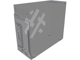 CPU Desktop Computer 3D Model