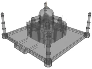 Taj Mahal 3D Model