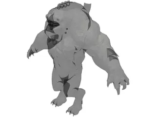 Saddle Beast 3D Model