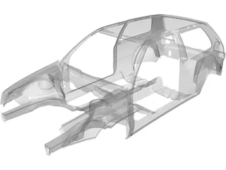 Volkswagen Golf Body 3D Model