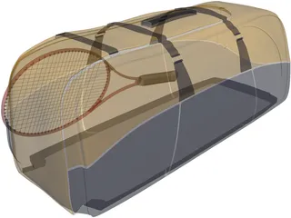 Racket Bag 3D Model
