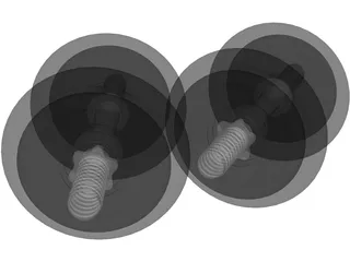 Dumbbell 3D Model