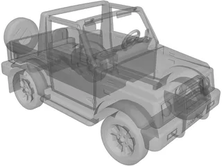 Suzuki Samurai 3D Model