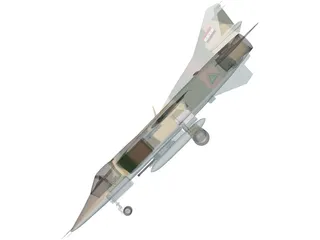 Jaguar Sepecat 3D Model