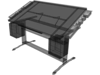 Art Table 3D Model