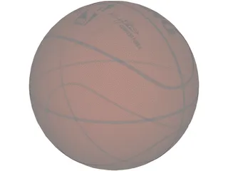 NBA Spalding Basketball Ball 3D Model