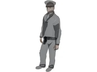 Policeman 3D Model