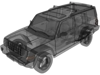 Jeep Commander (2007) 3D Model