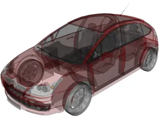 Citroen C4 3D Model