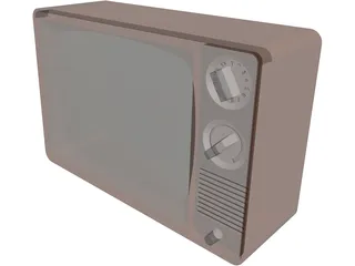 Old TV 3D Model