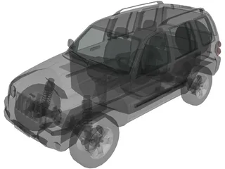 Jeep Liberty (2010) 3D Model