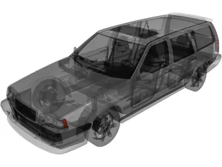 Volvo 850R Estate 3D Model