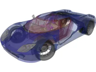 Koenigsegg CC (2008) 3D Model
