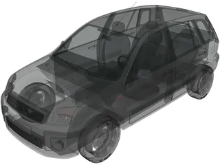 Ford Fusion Hatchback (2006) 3D Model