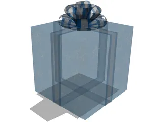 Christmas Present Box 3D Model