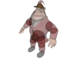 Al Character Santa Theme 3D Model
