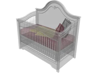 Baby Bed 3D Model