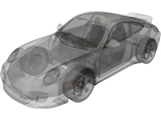 Porsche 911 997 Sport Classic 3D Model