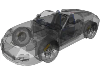 Porsche 911 997 Speedster 3D Model