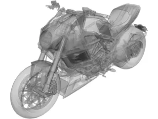 Ducati Diavel (2011) 3D Model