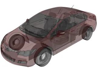 Honda Civic Sedan VIII 3D Model