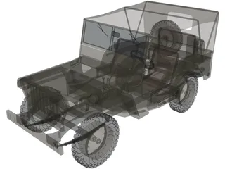 Jeep Willys 3D Model