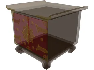 Oriental Rack 3D Model