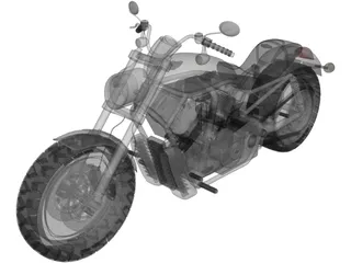Harley-Davidson VROD 3D Model