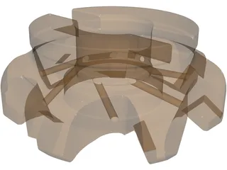 Face Mill 3D Model