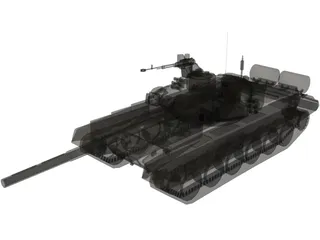 T90 Russian Tank 3D Model