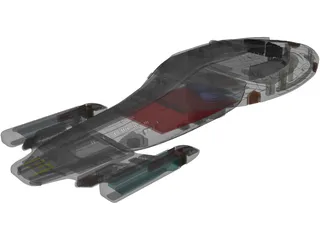 Star Trek USS Voyager 3D Model