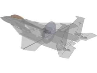 F-15 Eagle RC Foamy 3D Model