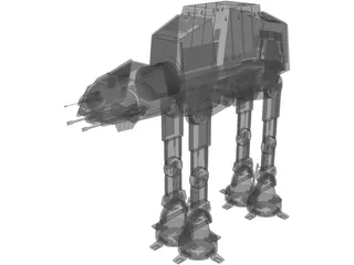 Star Wars Imperial ATAT 3D Model