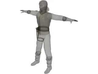 Star Wars Hoth Soldier 3D Model