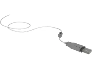 USB Cable 3D Model