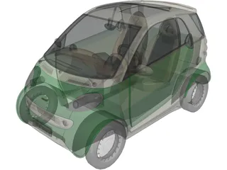 Smart Fortwo 3D Model