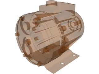 Hydracell D10 Pump 3D Model