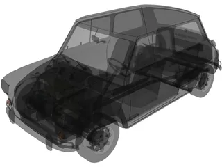 Austin Mini Cooper S (1965) 3D Model