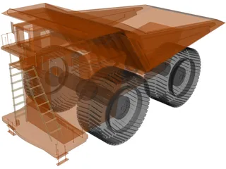 Caterpillar Mining Truck 3D Model
