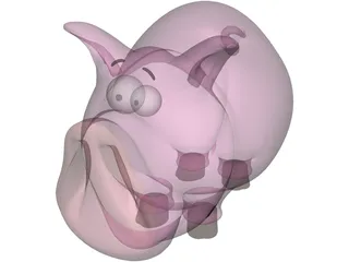 Pig Toy 3D Model